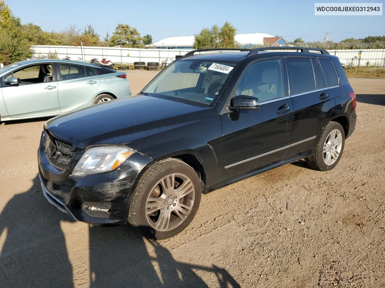 2014 Mercedes-Benz Glk 350 4Matic VIN: WDCGG8JBXEG312943 Lot: 71604004