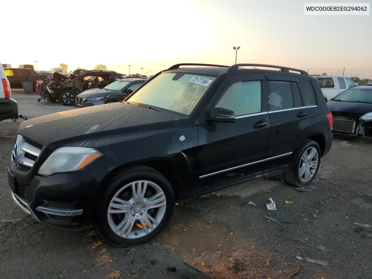 2014 Mercedes-Benz Glk 250 Bluetec VIN: WDCGG0EB2EG294062 Lot: 72177194