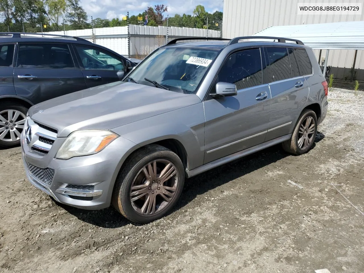 2014 Mercedes-Benz Glk 350 4Matic VIN: WDCGG8JB8EG194729 Lot: 72386934