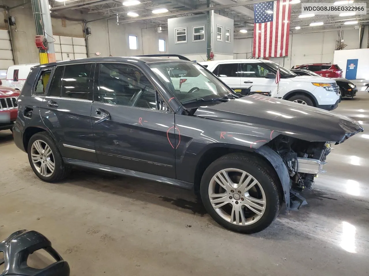 2014 Mercedes-Benz Glk 350 4Matic VIN: WDCGG8JB6EG322966 Lot: 72602994