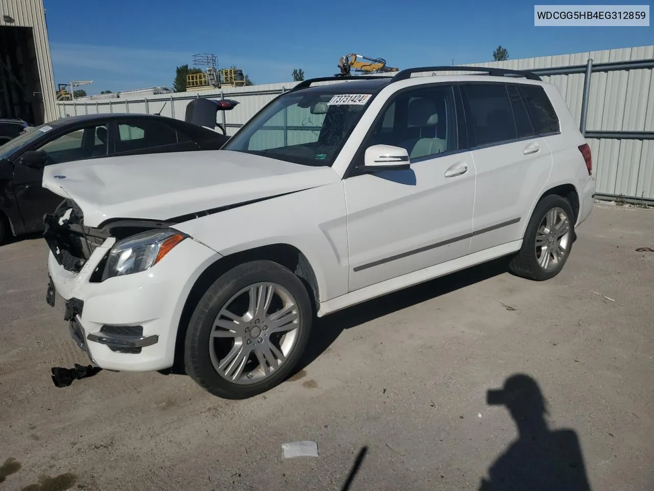 2014 Mercedes-Benz Glk 350 VIN: WDCGG5HB4EG312859 Lot: 73731424