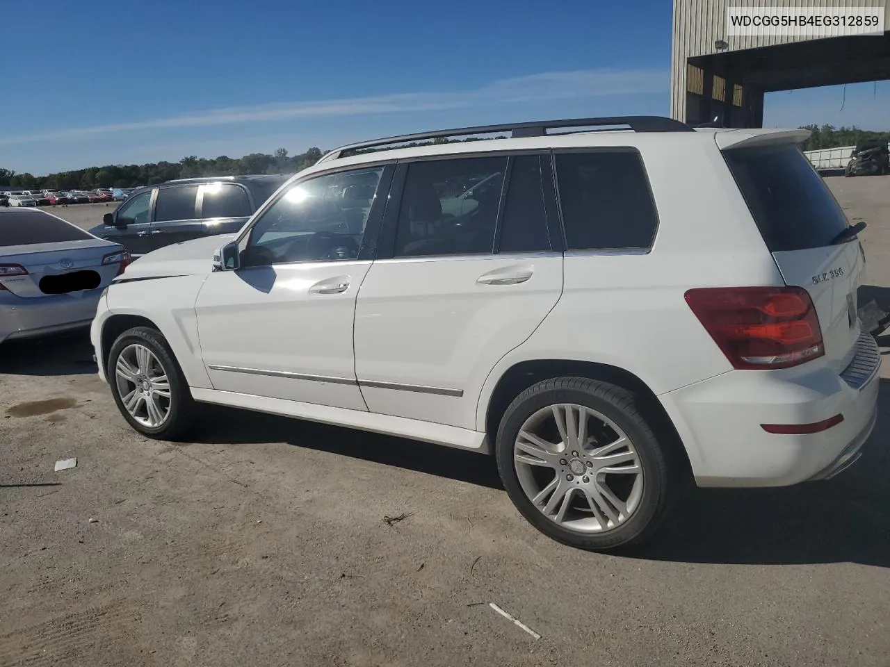 2014 Mercedes-Benz Glk 350 VIN: WDCGG5HB4EG312859 Lot: 73731424