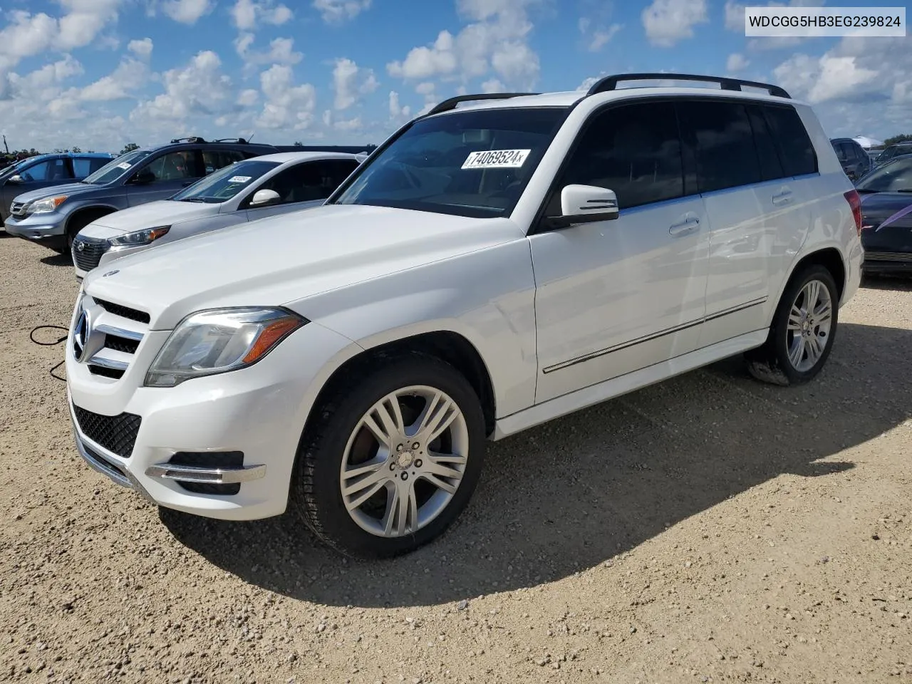 2014 Mercedes-Benz Glk 350 VIN: WDCGG5HB3EG239824 Lot: 74069524