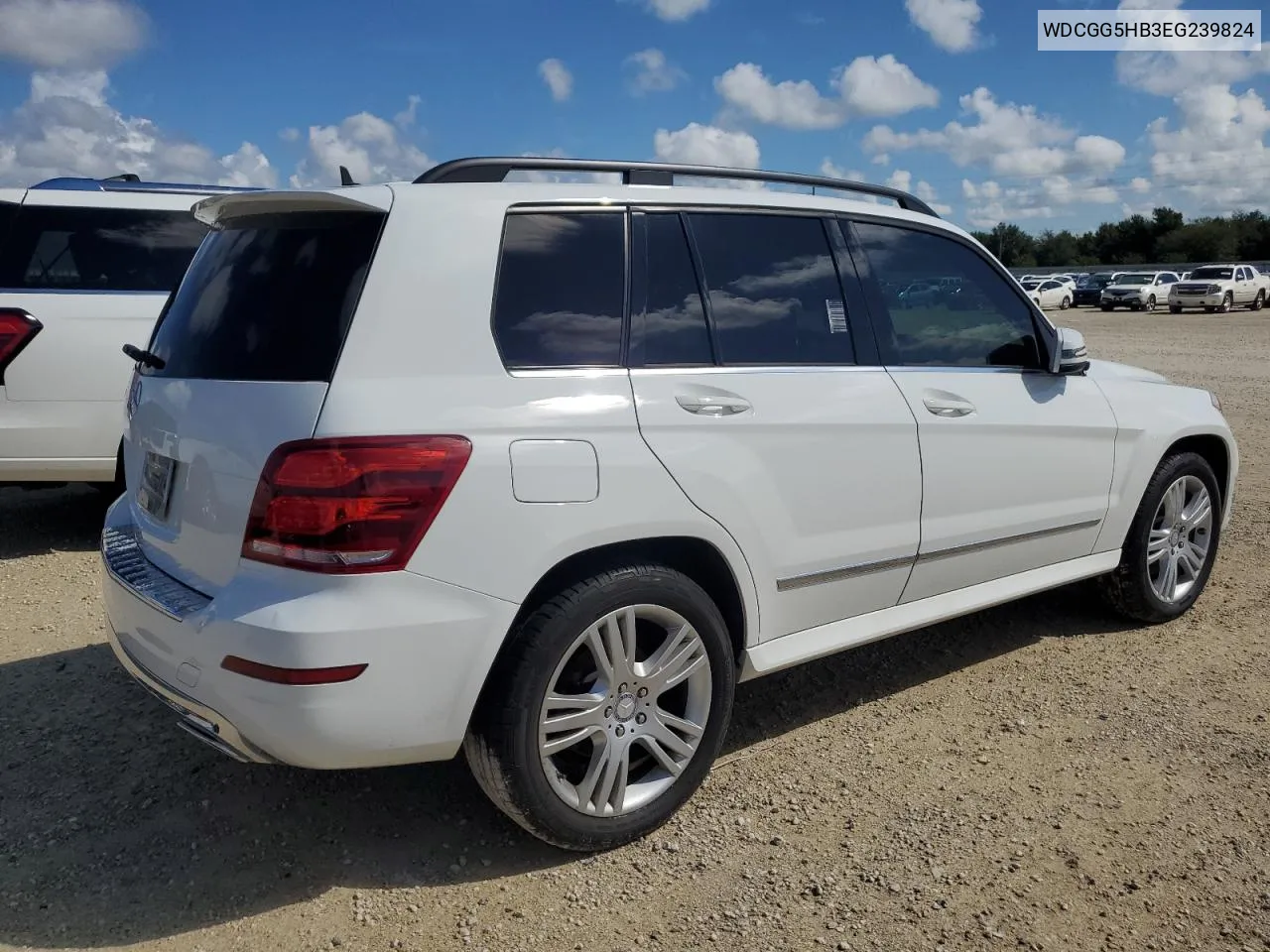 2014 Mercedes-Benz Glk 350 VIN: WDCGG5HB3EG239824 Lot: 74069524