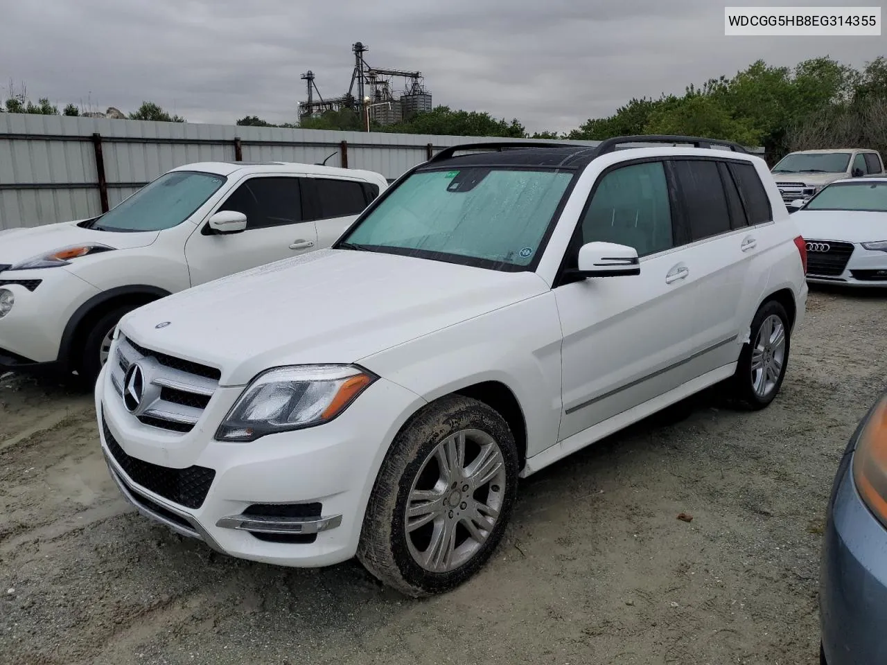 2014 Mercedes-Benz Glk 350 VIN: WDCGG5HB8EG314355 Lot: 74493604