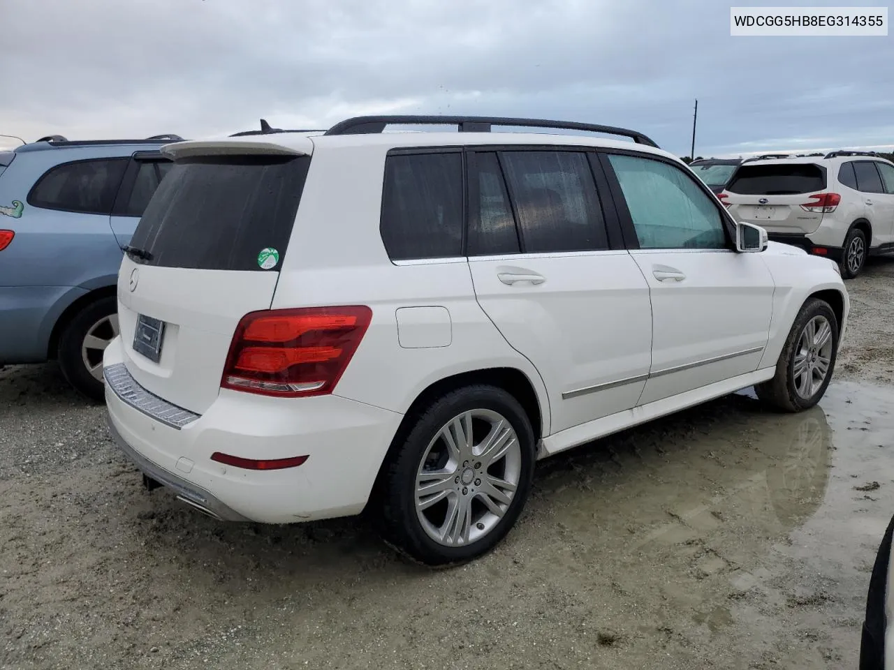 2014 Mercedes-Benz Glk 350 VIN: WDCGG5HB8EG314355 Lot: 74493604