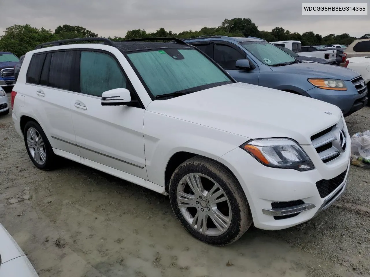 2014 Mercedes-Benz Glk 350 VIN: WDCGG5HB8EG314355 Lot: 74493604