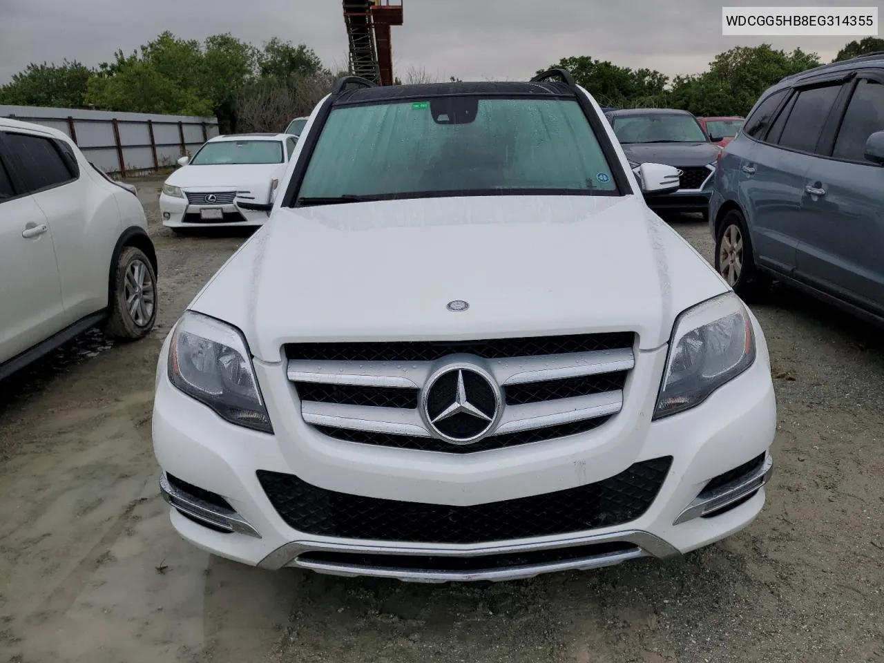 2014 Mercedes-Benz Glk 350 VIN: WDCGG5HB8EG314355 Lot: 74493604