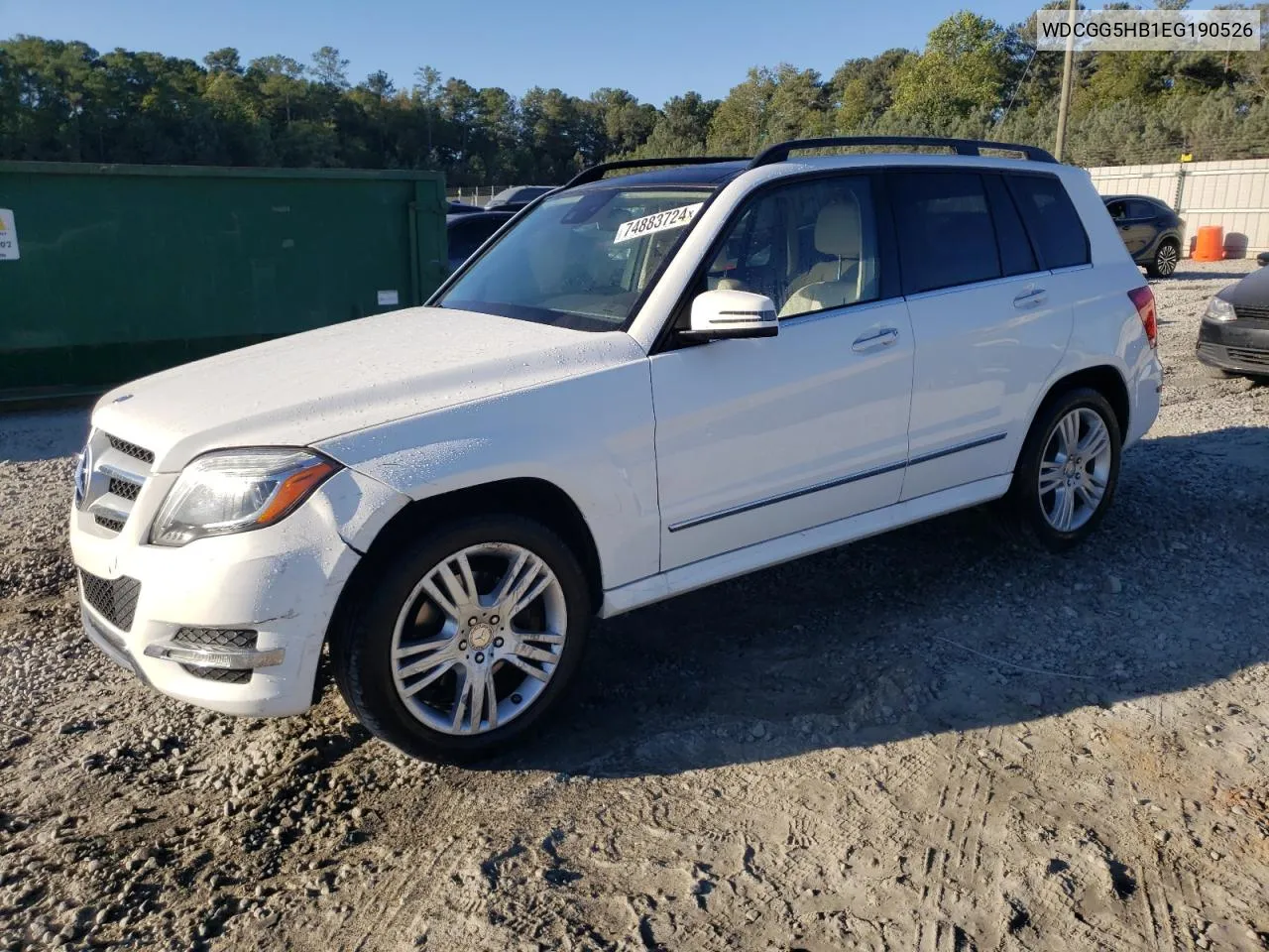 2014 Mercedes-Benz Glk 350 VIN: WDCGG5HB1EG190526 Lot: 74883724