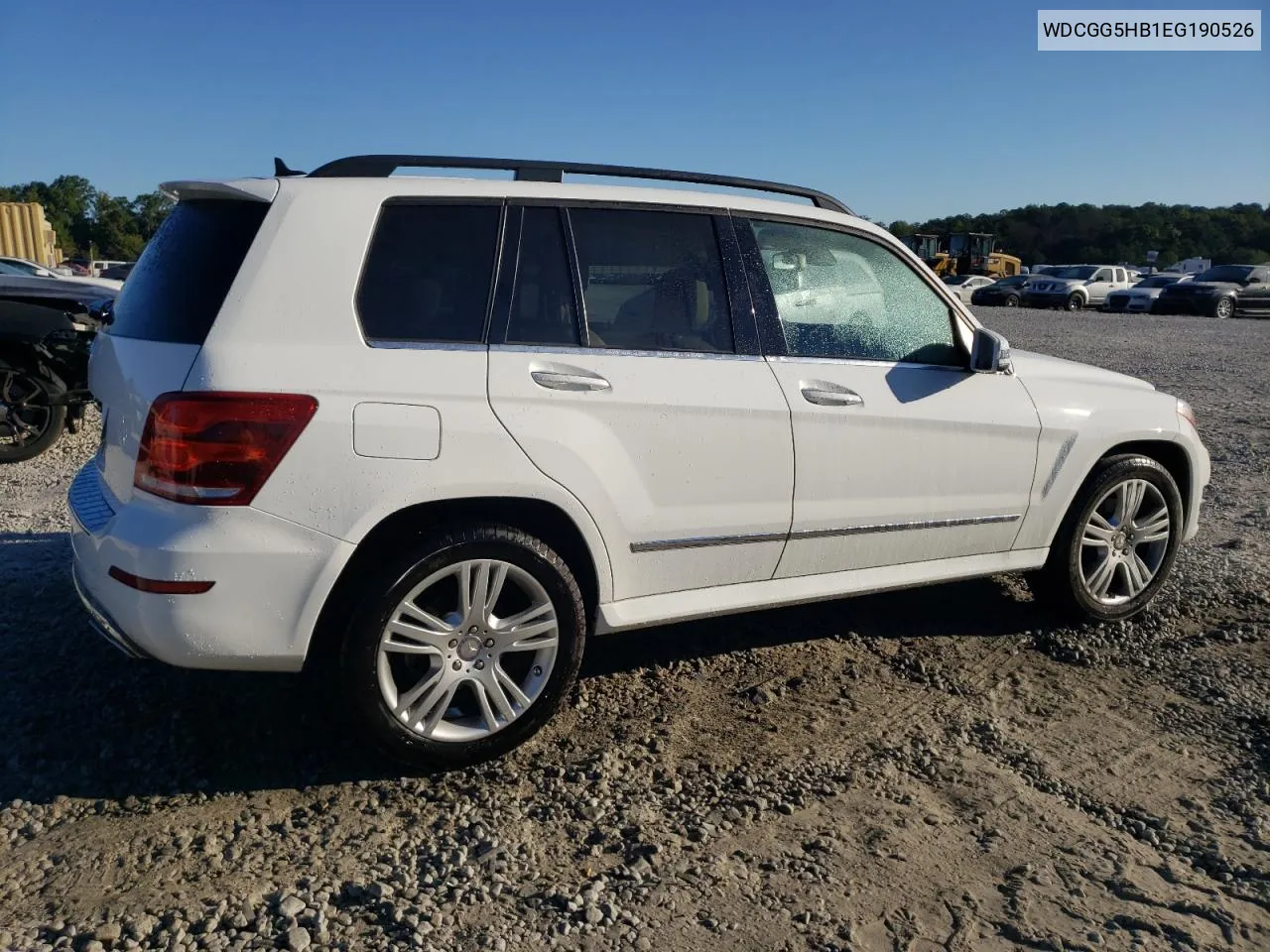 2014 Mercedes-Benz Glk 350 VIN: WDCGG5HB1EG190526 Lot: 74883724