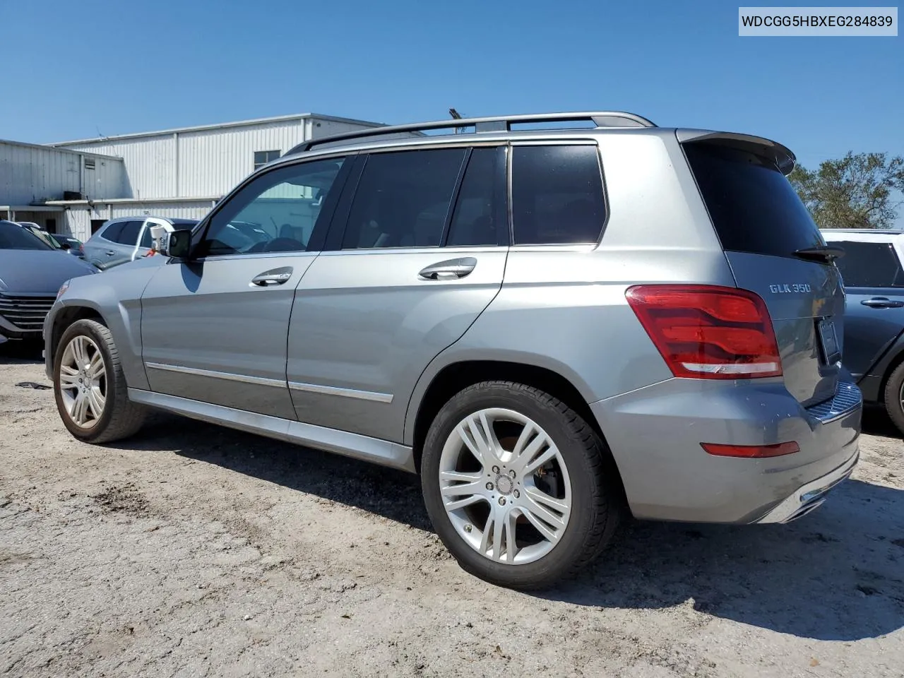 2014 Mercedes-Benz Glk 350 VIN: WDCGG5HBXEG284839 Lot: 74960564