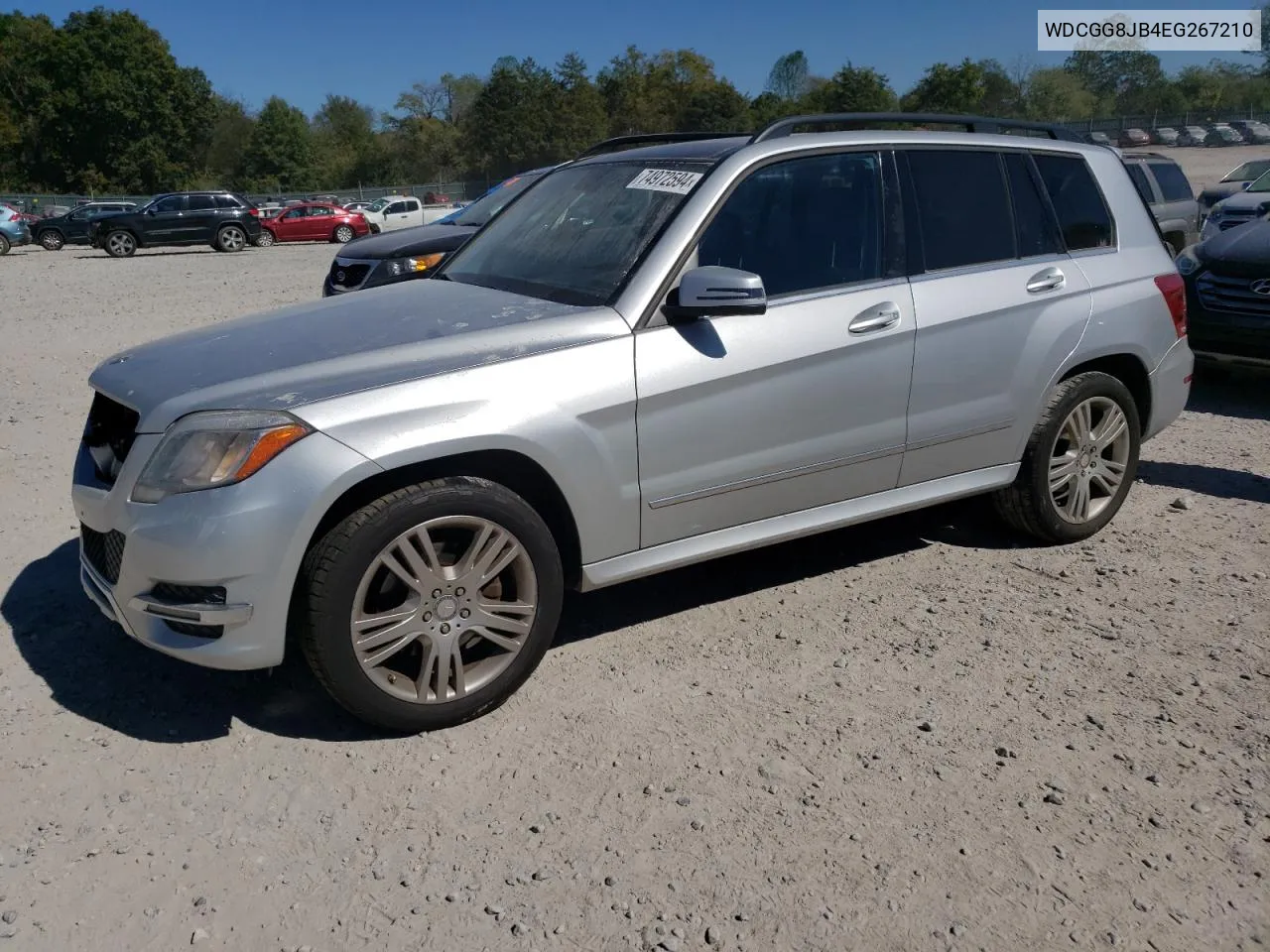 2014 Mercedes-Benz Glk 350 4Matic VIN: WDCGG8JB4EG267210 Lot: 74972594