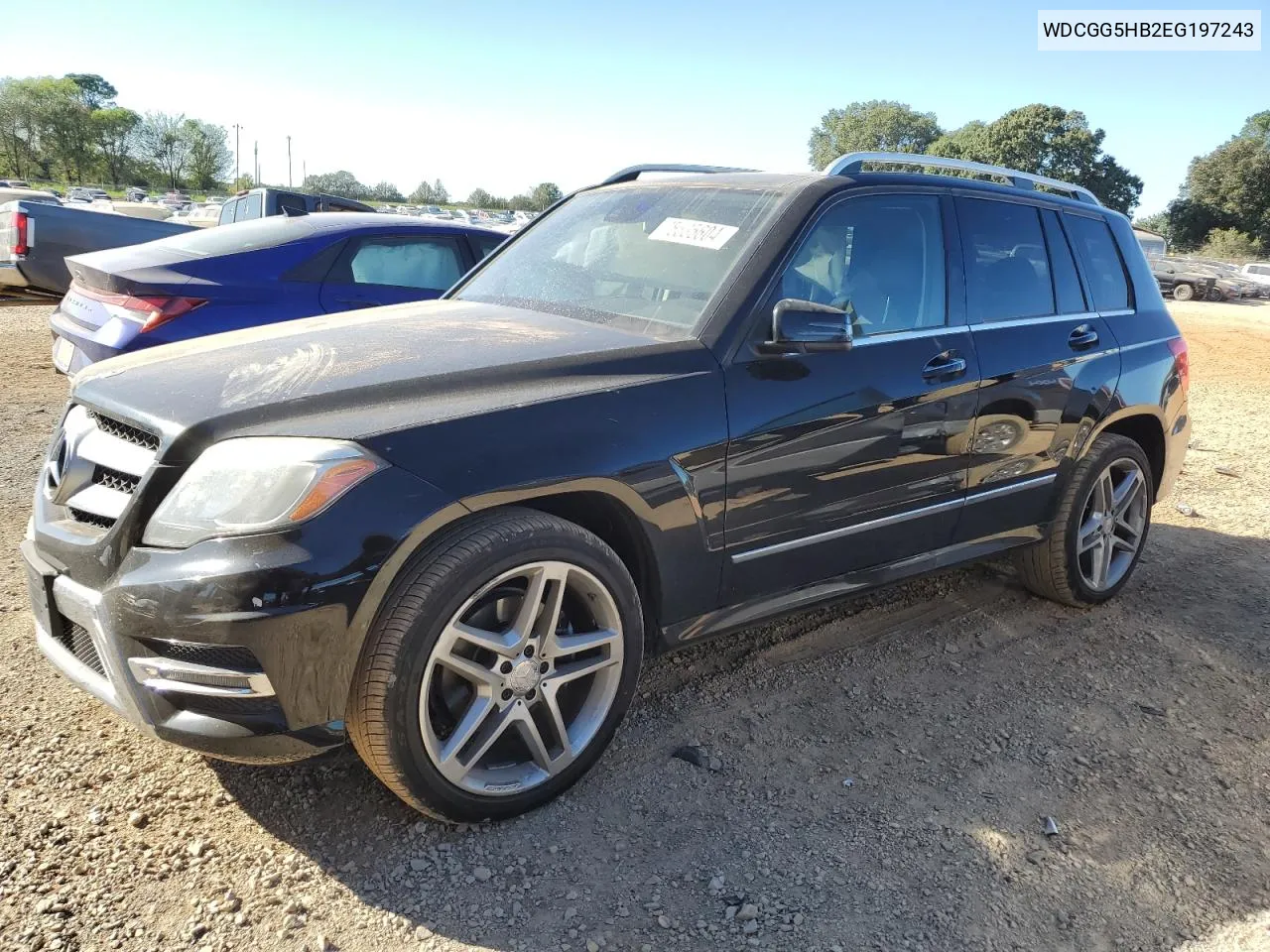 2014 Mercedes-Benz Glk 350 VIN: WDCGG5HB2EG197243 Lot: 75535604