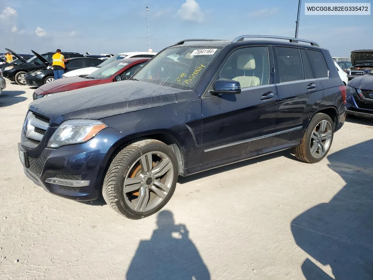 2014 Mercedes-Benz Glk 350 4Matic VIN: WDCGG8JB2EG335472 Lot: 75541164