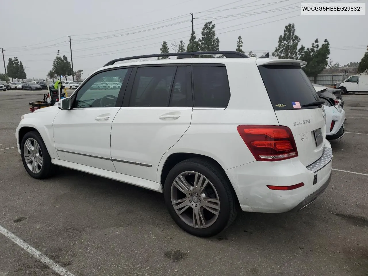 2014 Mercedes-Benz Glk 350 VIN: WDCGG5HB8EG298321 Lot: 75956704