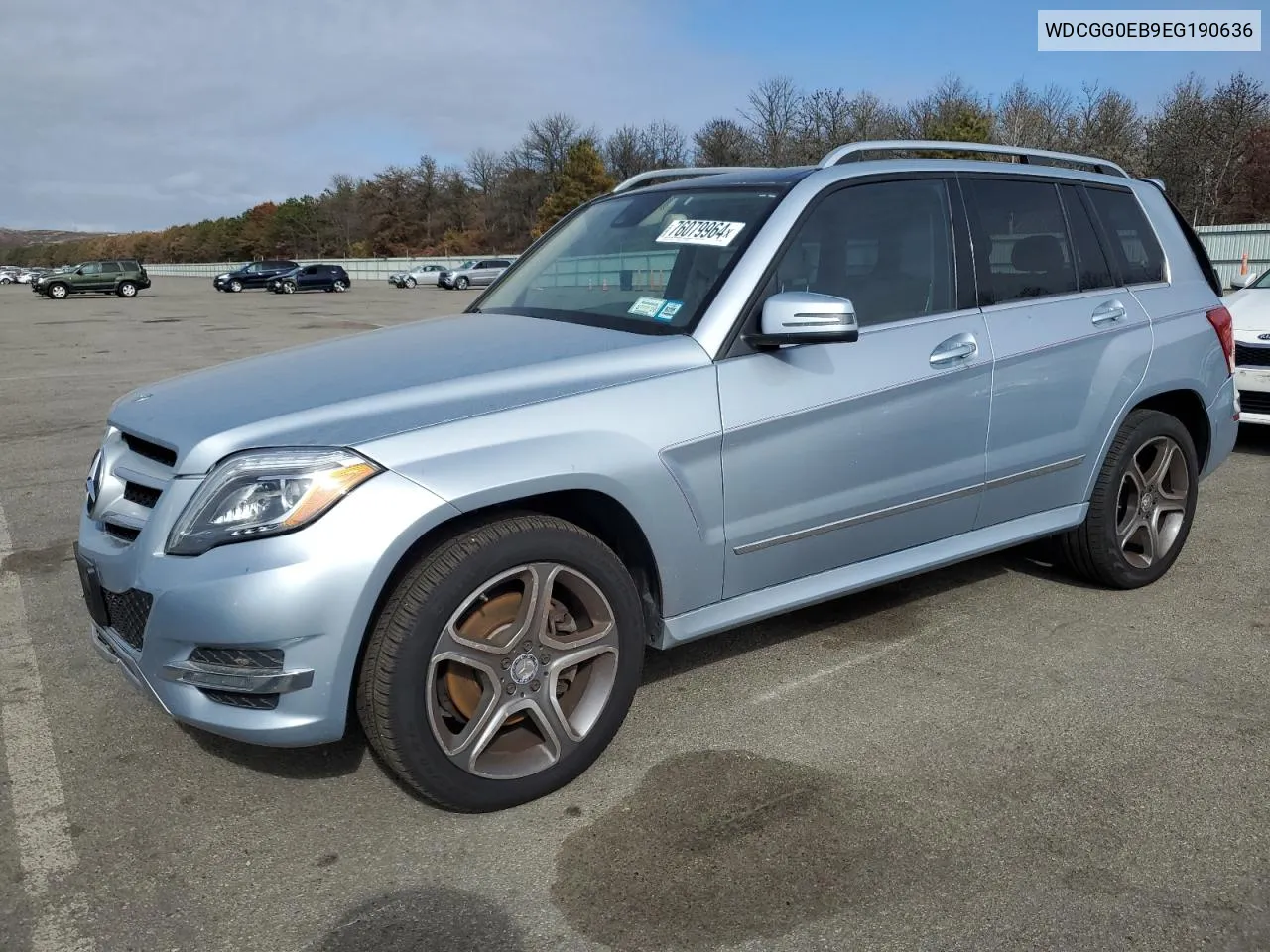 2014 Mercedes-Benz Glk 250 Bluetec VIN: WDCGG0EB9EG190636 Lot: 76079964