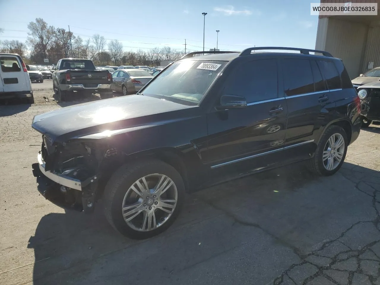 2014 Mercedes-Benz Glk 350 4Matic VIN: WDCGG8JB0EG326835 Lot: 78893364