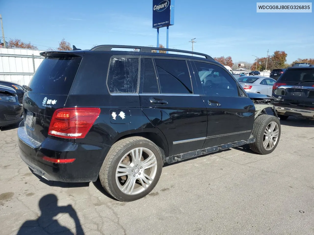 2014 Mercedes-Benz Glk 350 4Matic VIN: WDCGG8JB0EG326835 Lot: 78893364