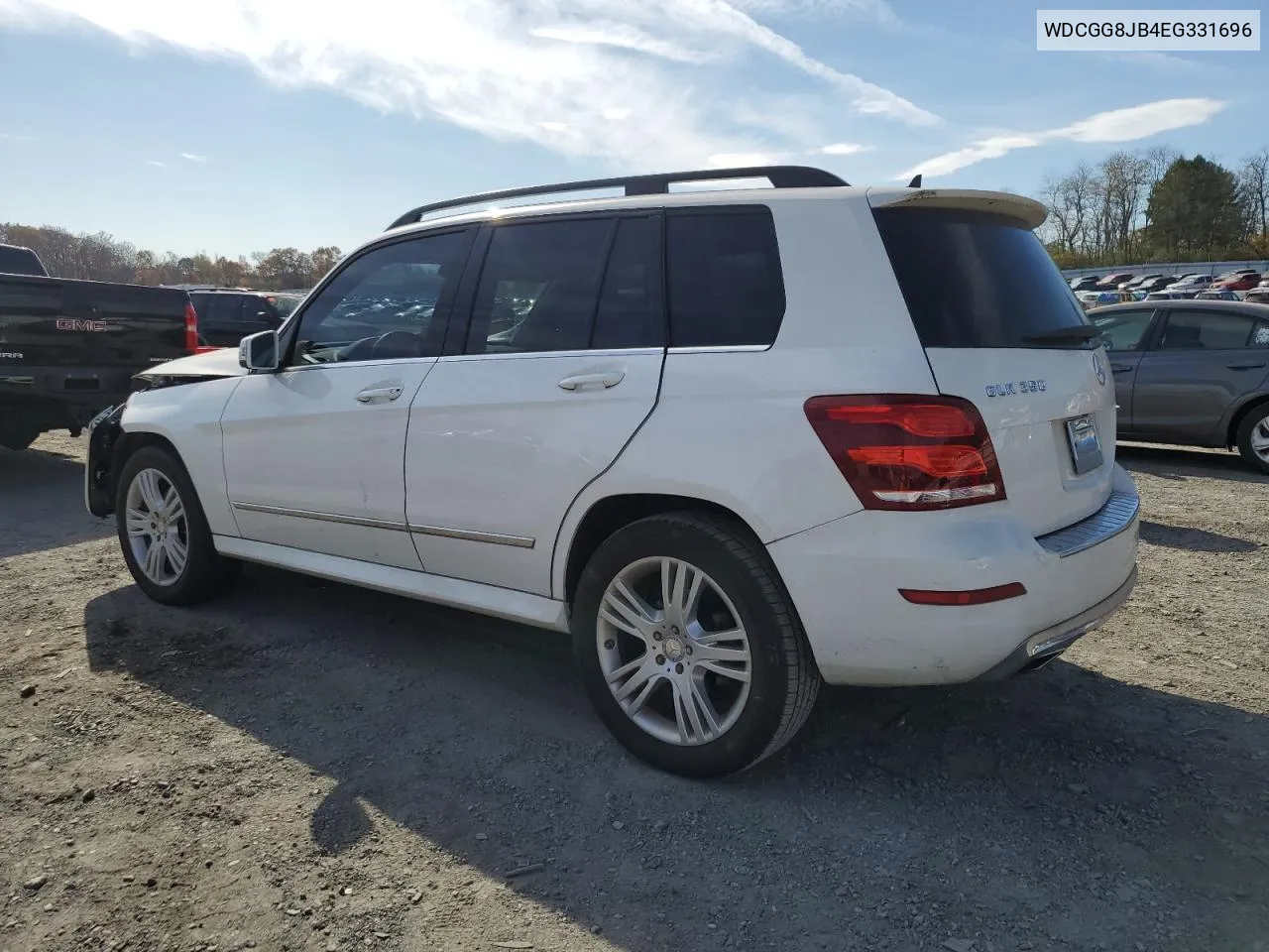 2014 Mercedes-Benz Glk 350 4Matic VIN: WDCGG8JB4EG331696 Lot: 78908954