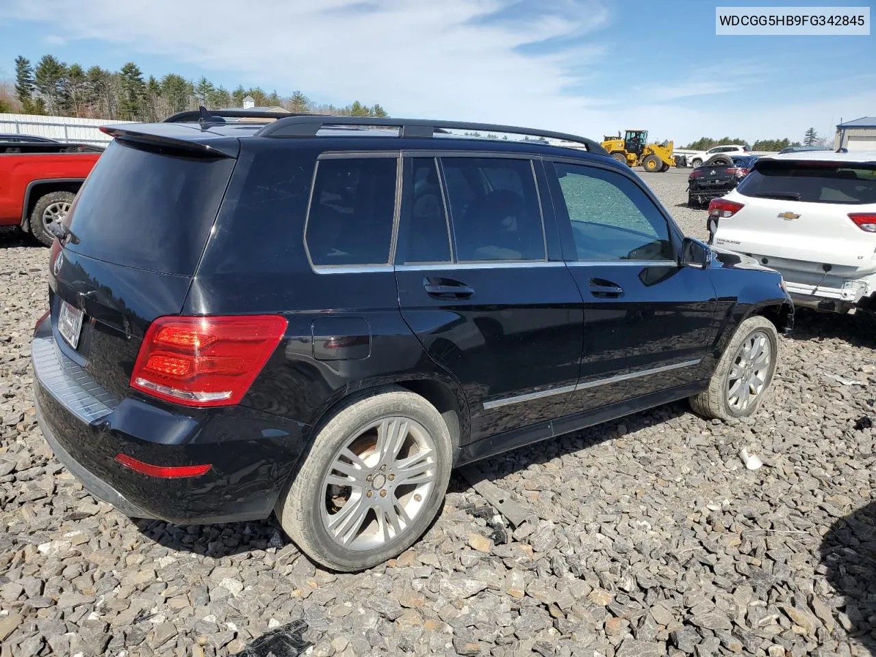 2015 Mercedes-Benz Glk 350 VIN: WDCGG5HB9FG342845 Lot: 50808164