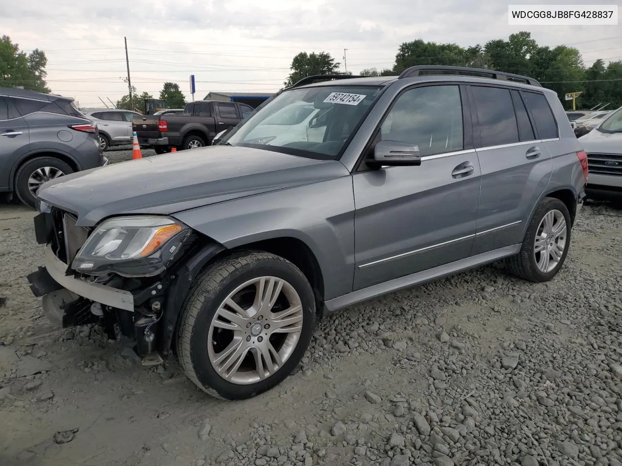 2015 Mercedes-Benz Glk 350 4Matic VIN: WDCGG8JB8FG428837 Lot: 59742154