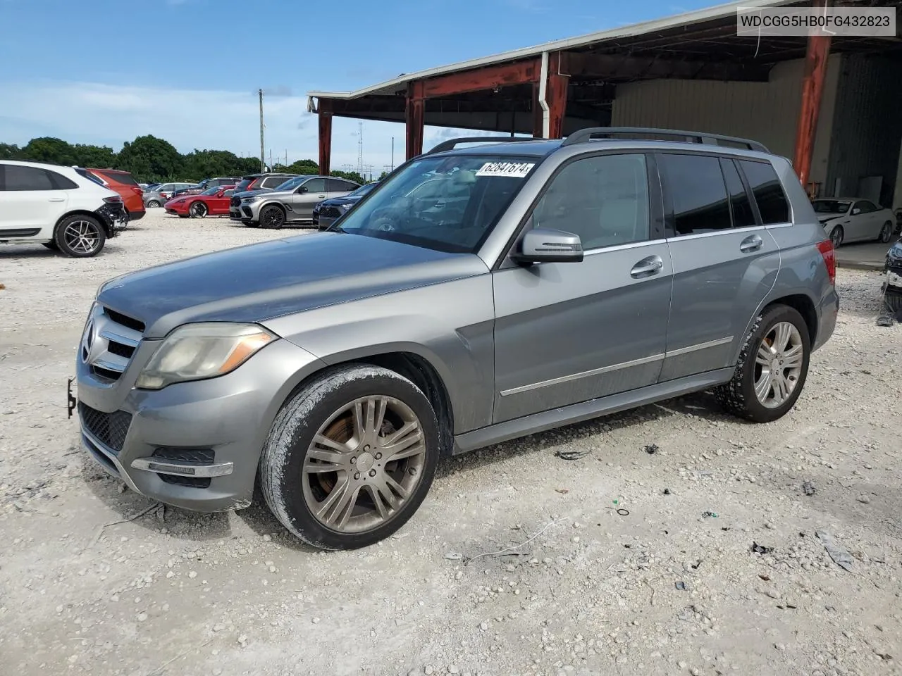 2015 Mercedes-Benz Glk 350 VIN: WDCGG5HB0FG432823 Lot: 62847674