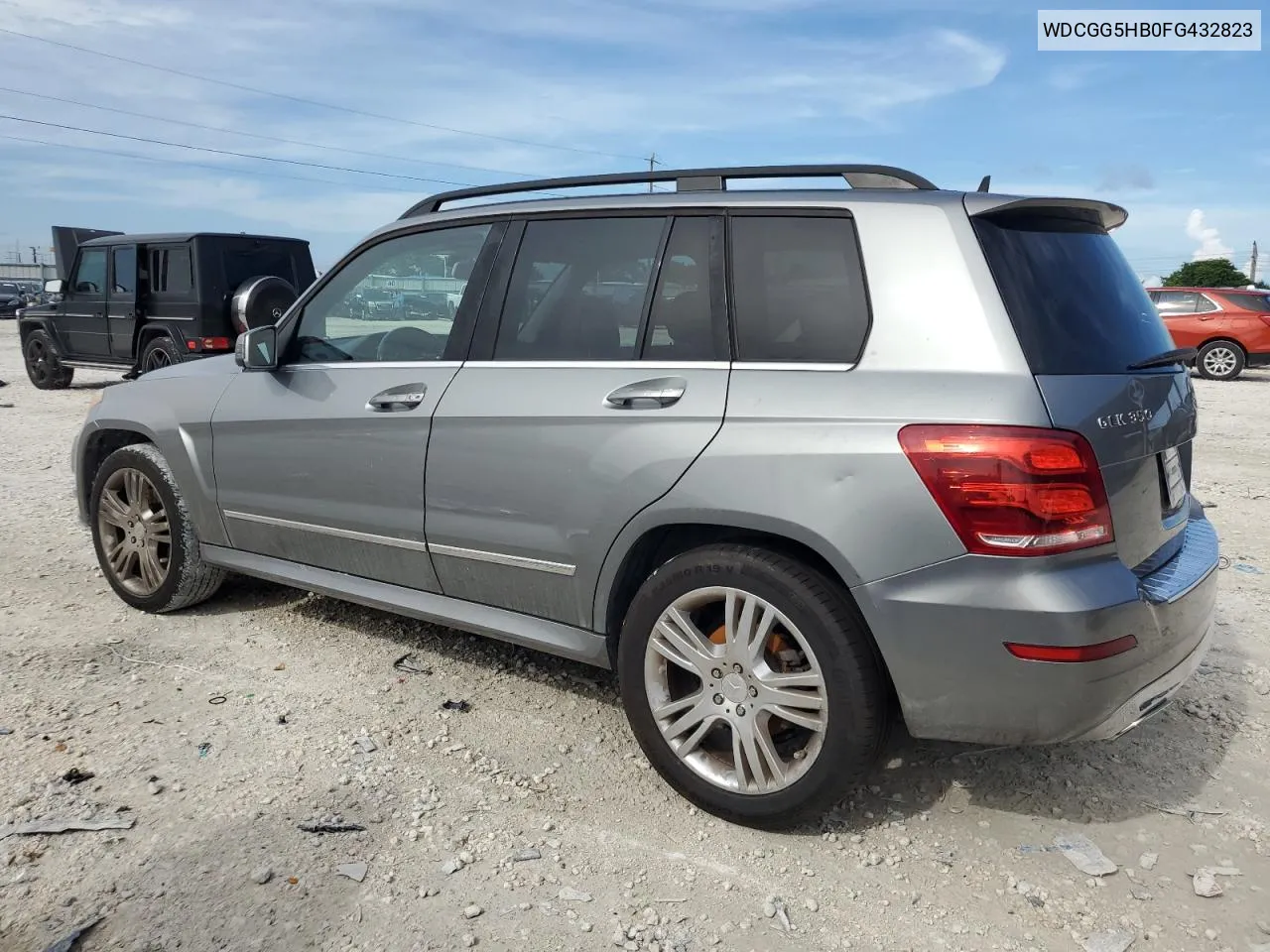 2015 Mercedes-Benz Glk 350 VIN: WDCGG5HB0FG432823 Lot: 62847674