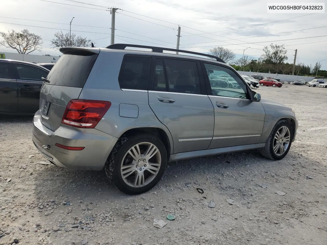 2015 Mercedes-Benz Glk 350 VIN: WDCGG5HB0FG432823 Lot: 62847674