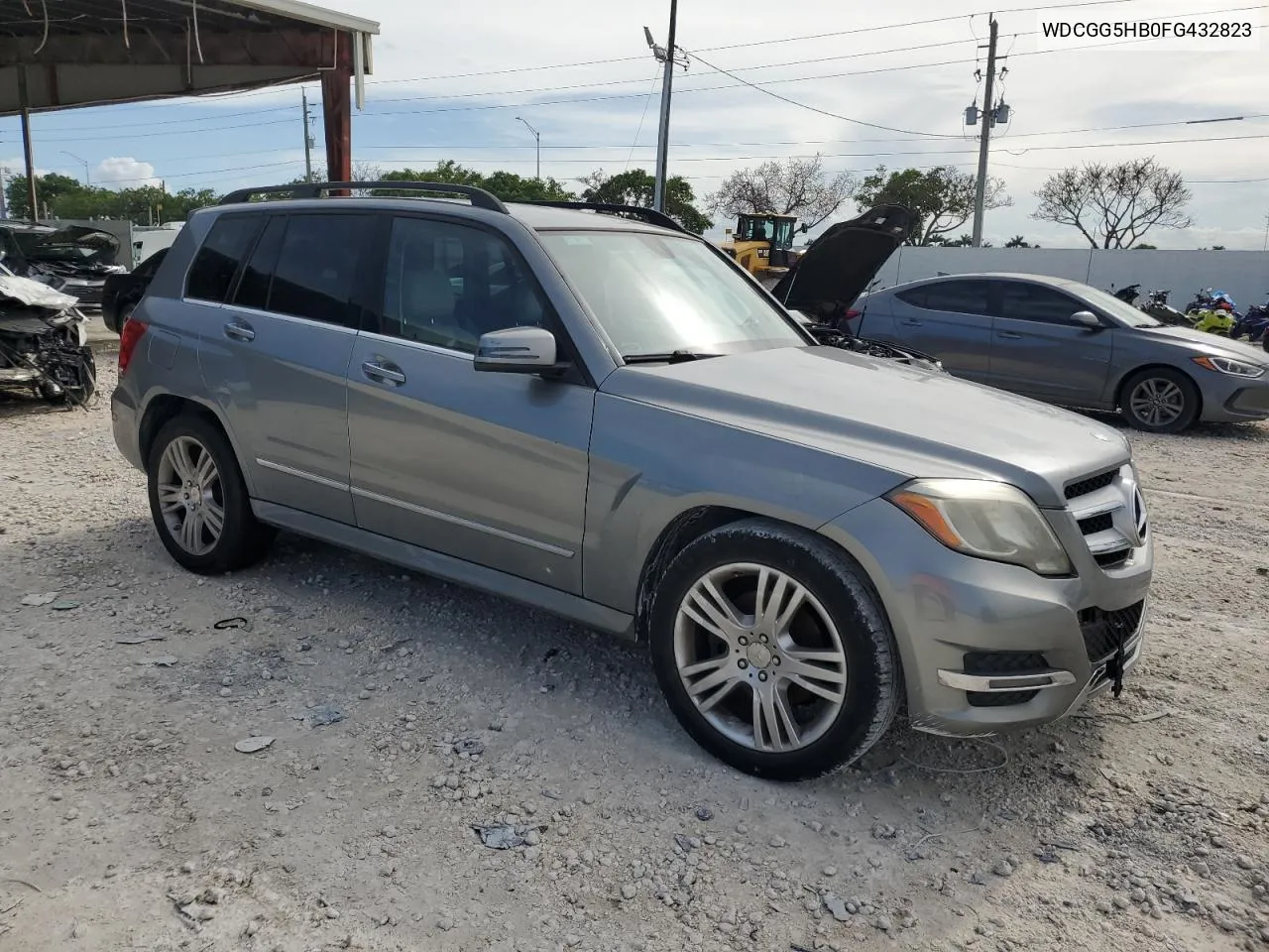 2015 Mercedes-Benz Glk 350 VIN: WDCGG5HB0FG432823 Lot: 62847674