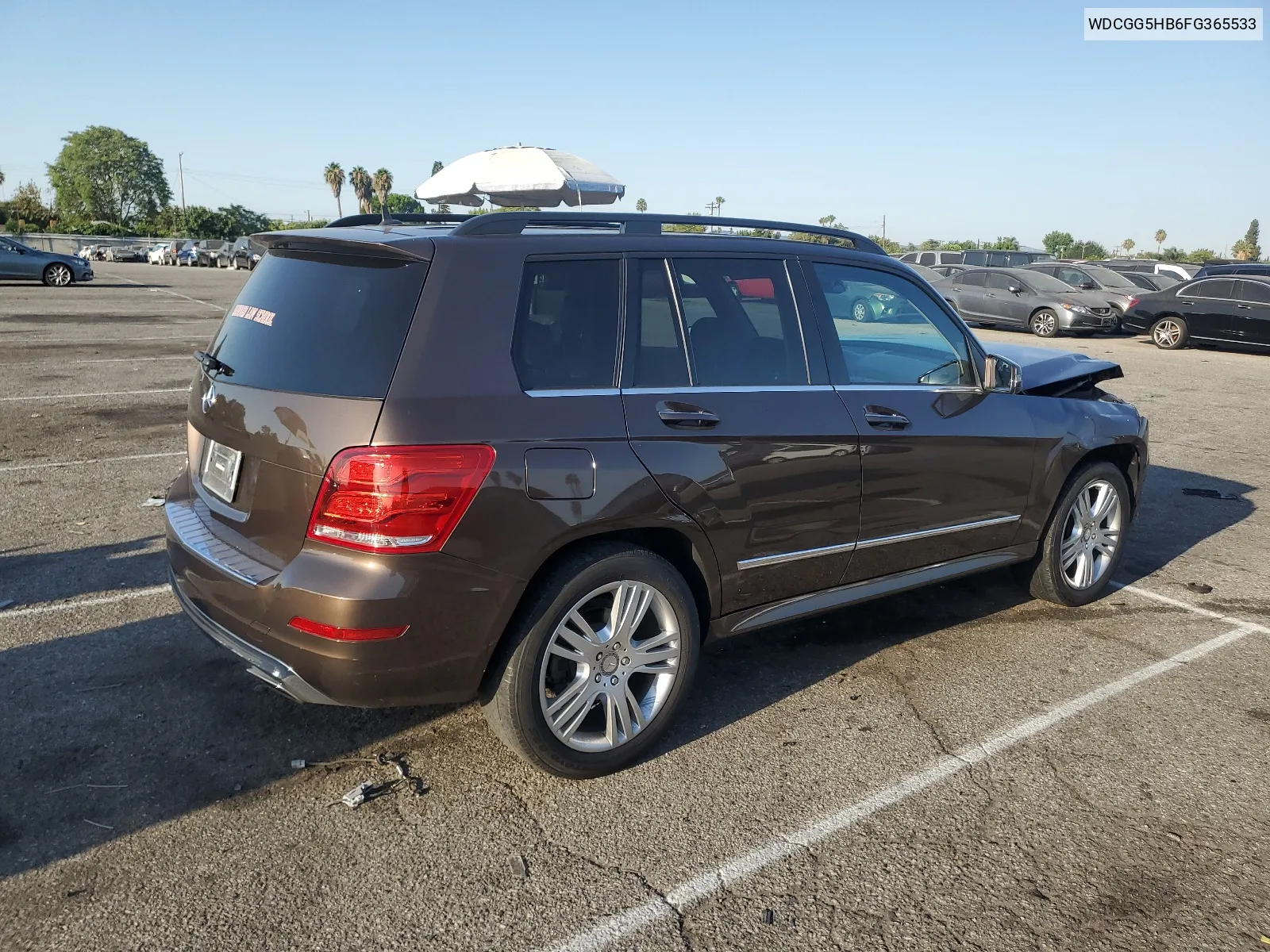 2015 Mercedes-Benz Glk 350 VIN: WDCGG5HB6FG365533 Lot: 64076044