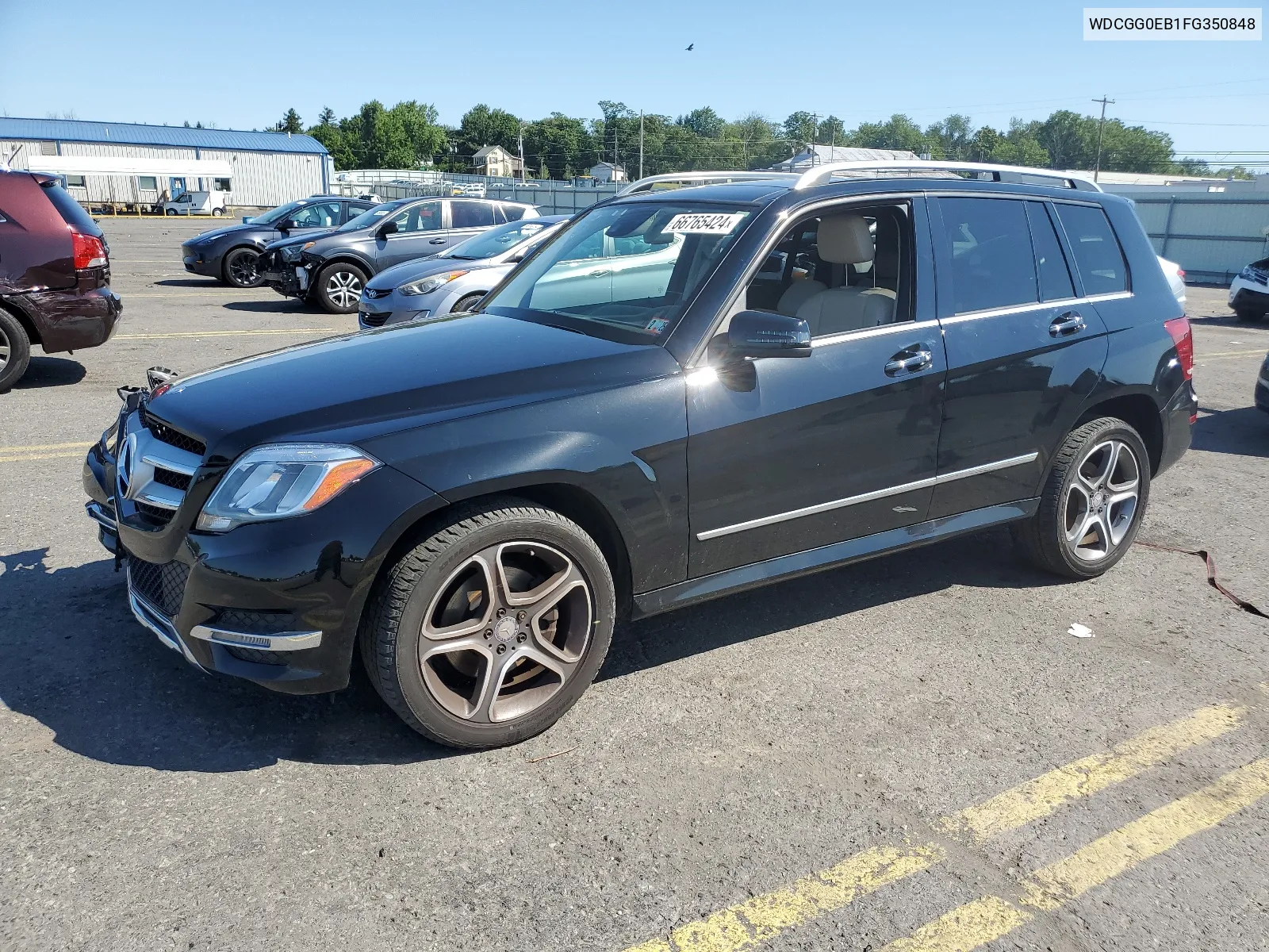 2015 Mercedes-Benz Glk 250 Bluetec VIN: WDCGG0EB1FG350848 Lot: 66765424