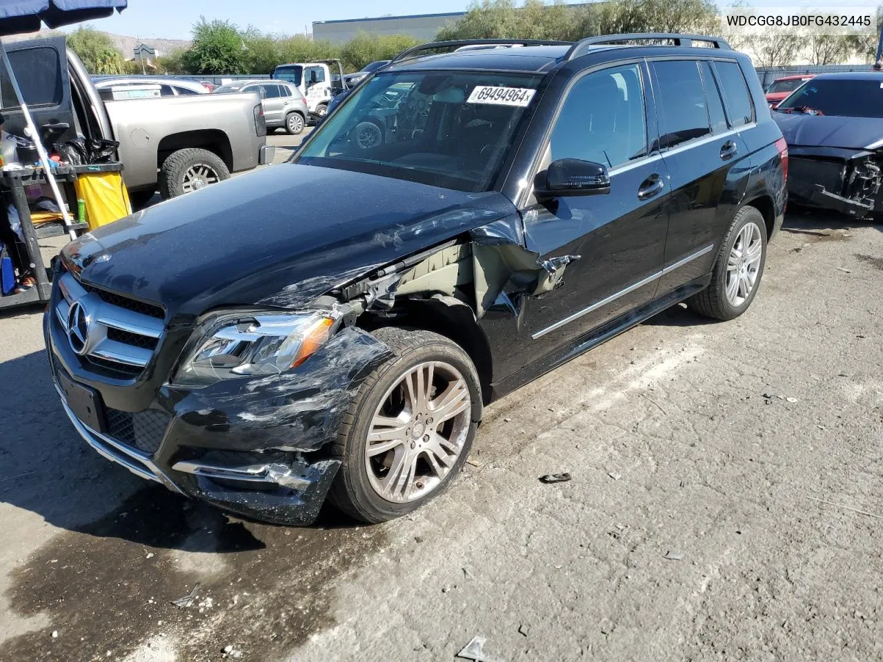 2015 Mercedes-Benz Glk 350 4Matic VIN: WDCGG8JB0FG432445 Lot: 69494964