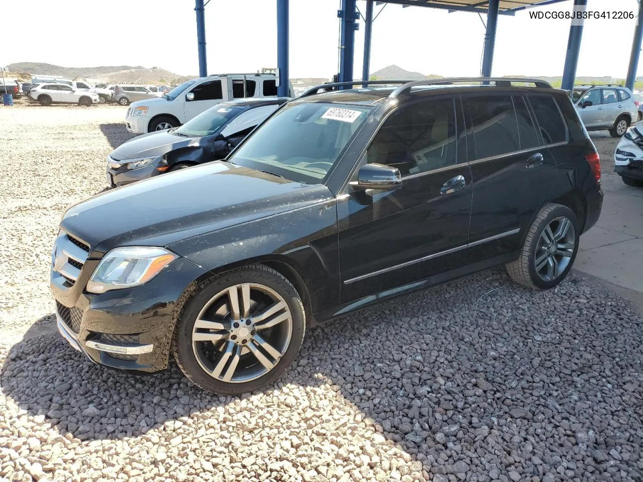 2015 Mercedes-Benz Glk 350 4Matic VIN: WDCGG8JB3FG412206 Lot: 69760314