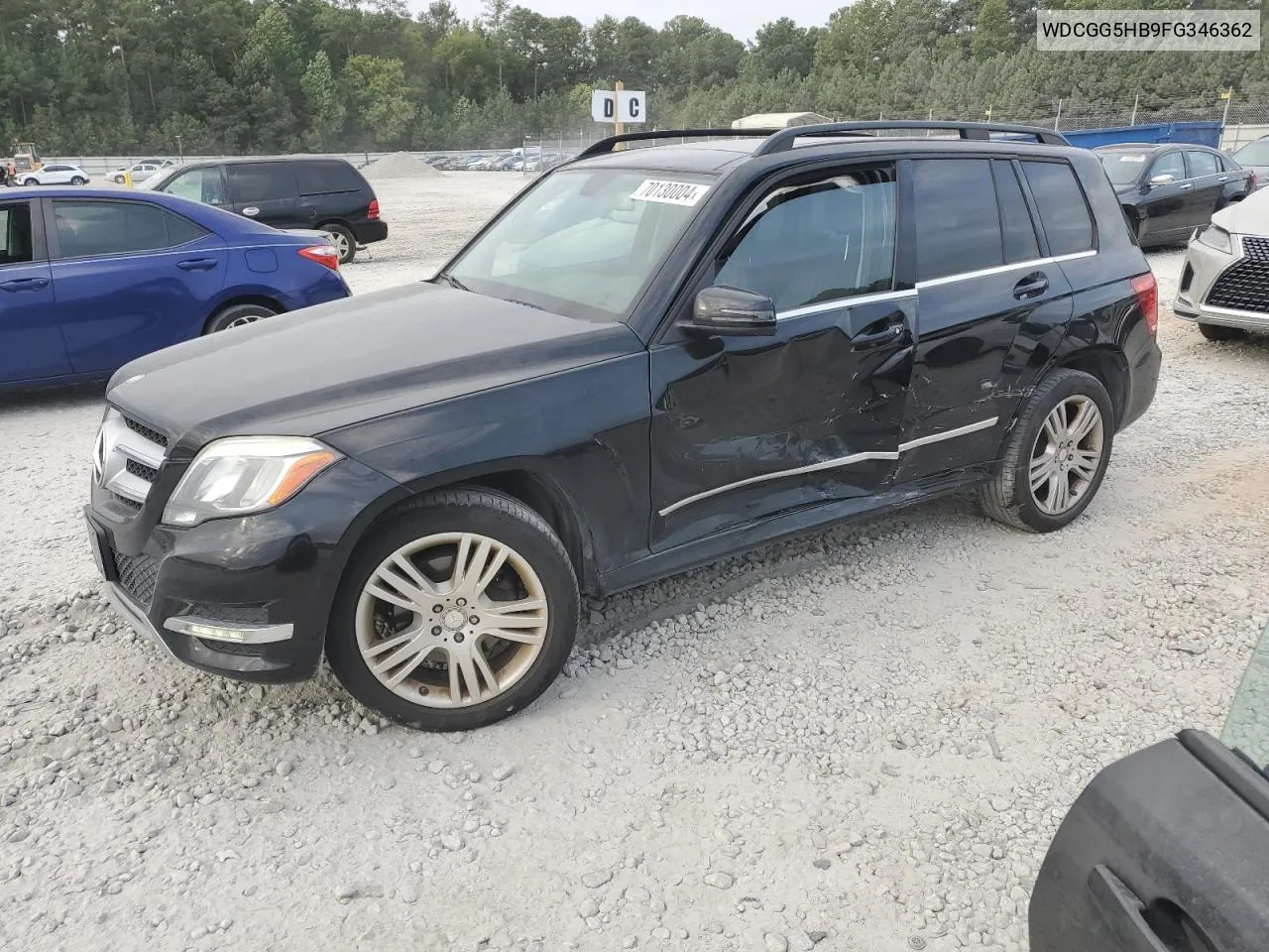 2015 Mercedes-Benz Glk 350 VIN: WDCGG5HB9FG346362 Lot: 70130004