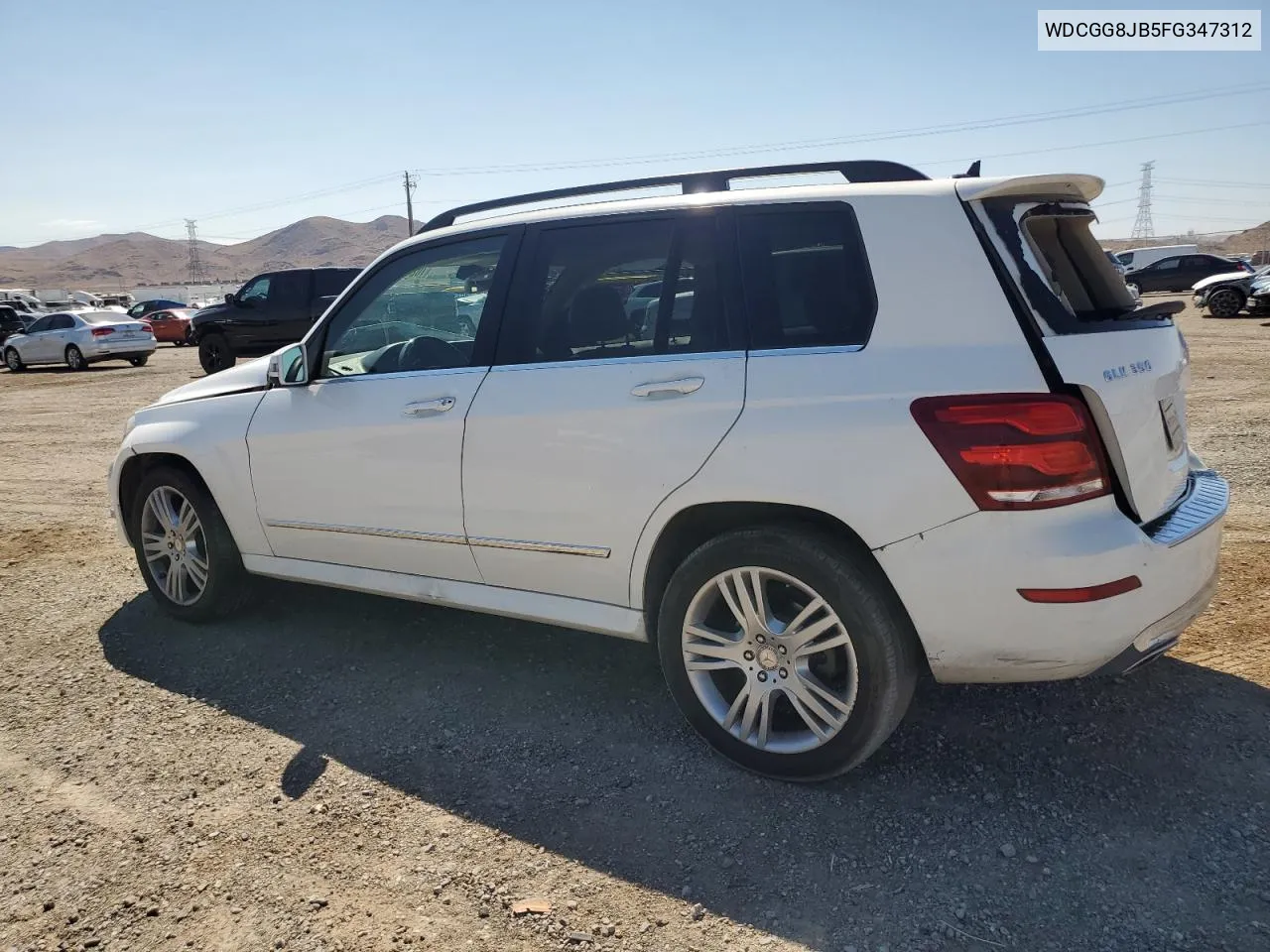 2015 Mercedes-Benz Glk 350 4Matic VIN: WDCGG8JB5FG347312 Lot: 70240564