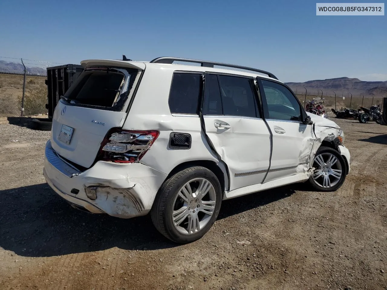 2015 Mercedes-Benz Glk 350 4Matic VIN: WDCGG8JB5FG347312 Lot: 70240564