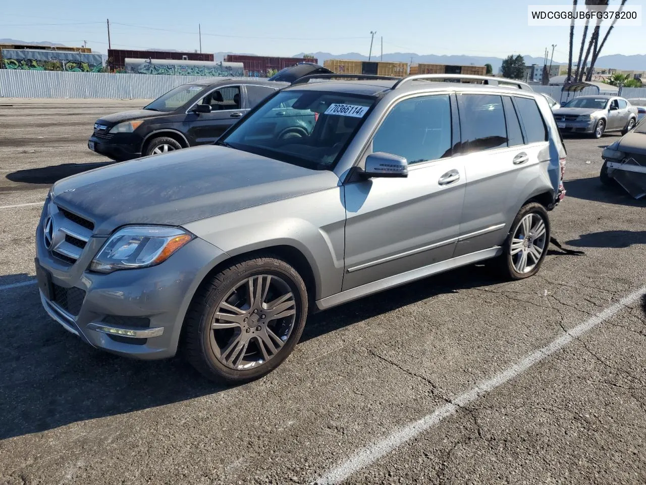 2015 Mercedes-Benz Glk 350 4Matic VIN: WDCGG8JB6FG378200 Lot: 70366114