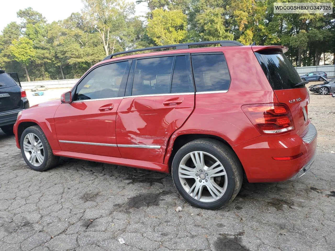 2015 Mercedes-Benz Glk 350 VIN: WDCGG5HBXFG347326 Lot: 72563964