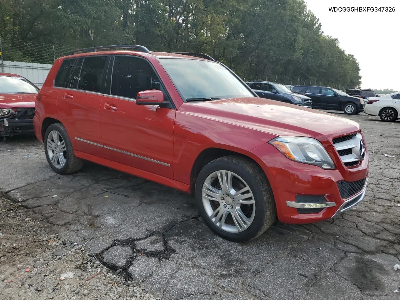 2015 Mercedes-Benz Glk 350 VIN: WDCGG5HBXFG347326 Lot: 72563964