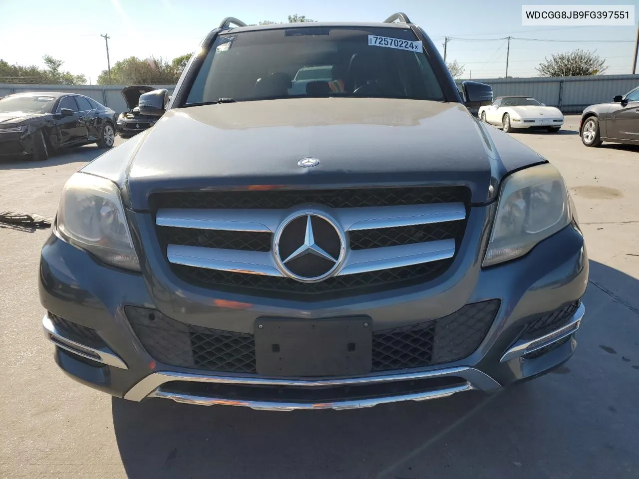 2015 Mercedes-Benz Glk 350 4Matic VIN: WDCGG8JB9FG397551 Lot: 72570224