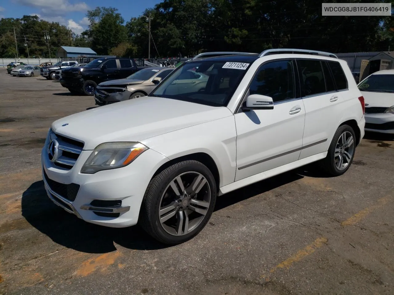 2015 Mercedes-Benz Glk 350 4Matic VIN: WDCGG8JB1FG406419 Lot: 73711254