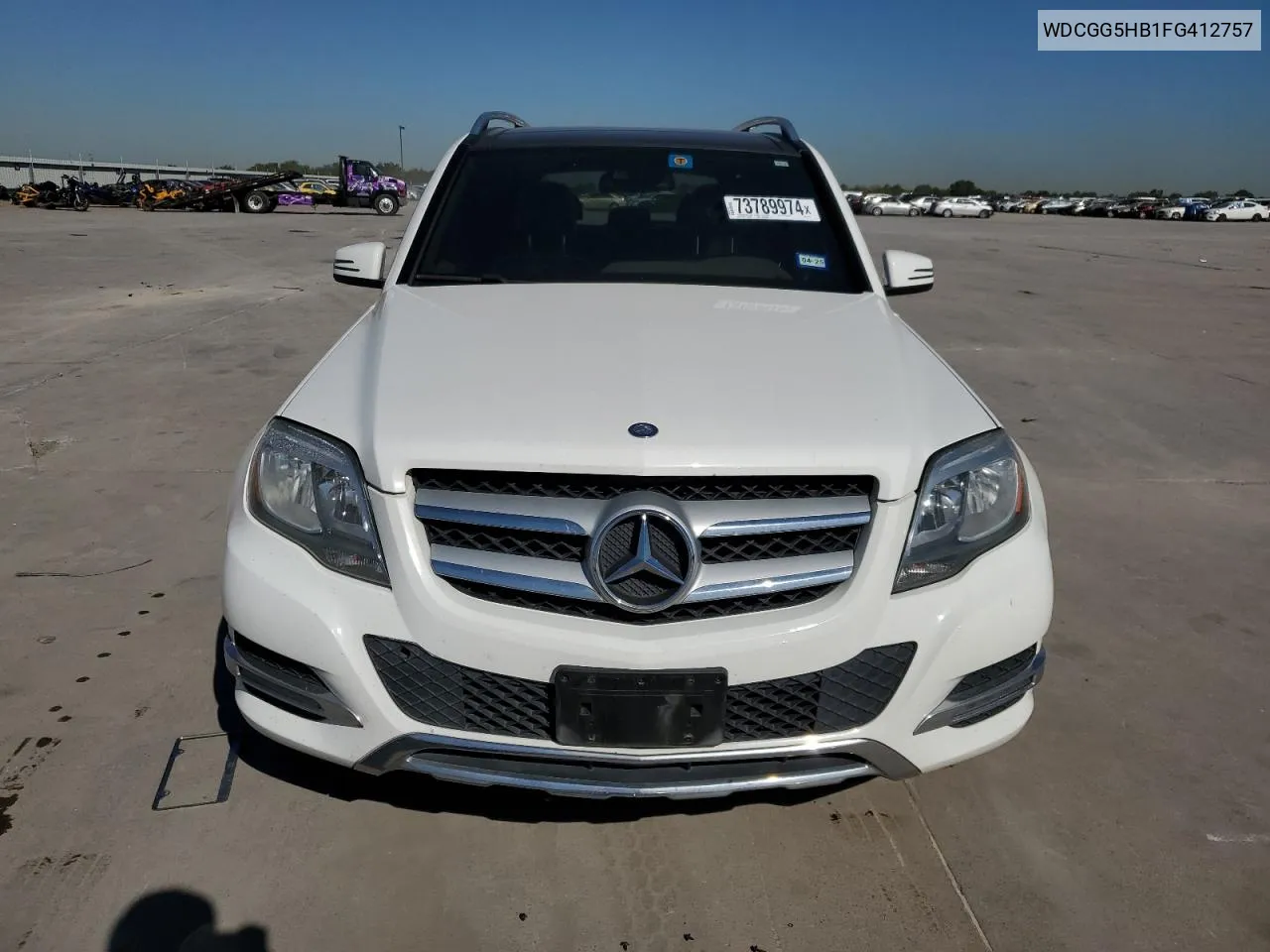 2015 Mercedes-Benz Glk 350 VIN: WDCGG5HB1FG412757 Lot: 73789974