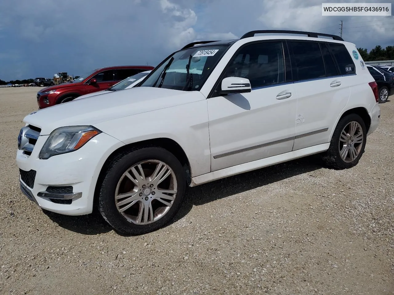 2015 Mercedes-Benz Glk 350 VIN: WDCGG5HB5FG436916 Lot: 73918454