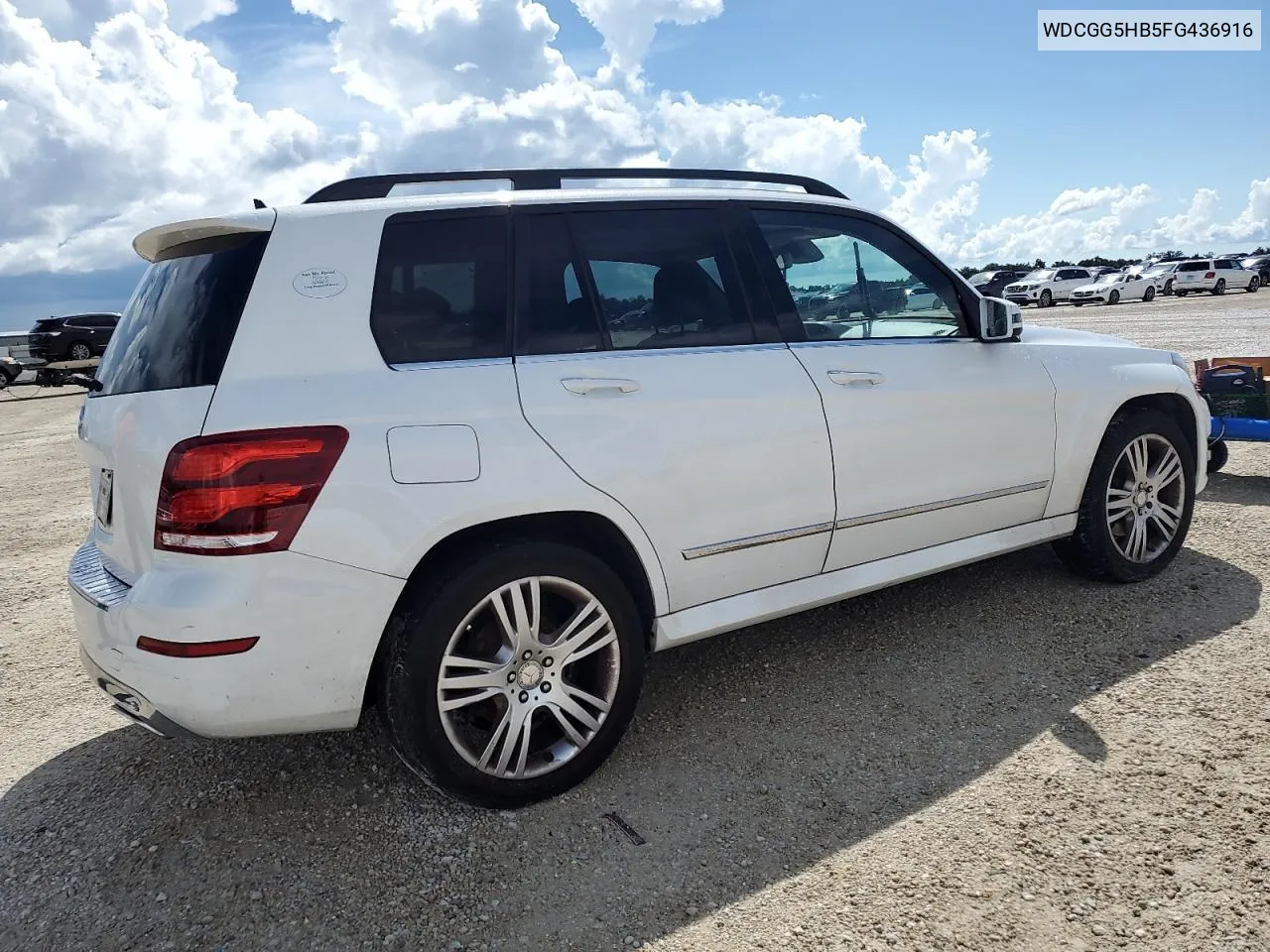 2015 Mercedes-Benz Glk 350 VIN: WDCGG5HB5FG436916 Lot: 73918454