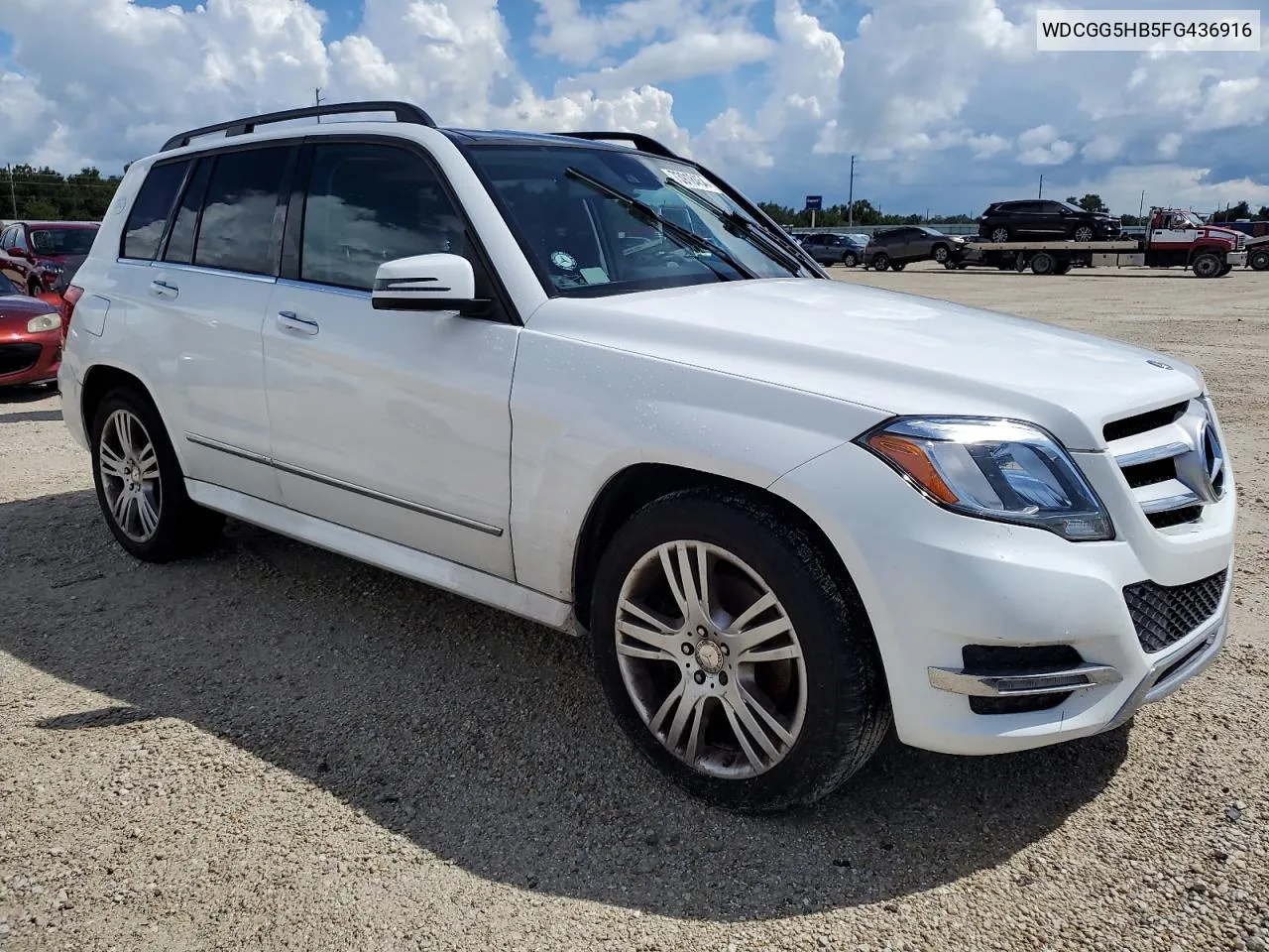 2015 Mercedes-Benz Glk 350 VIN: WDCGG5HB5FG436916 Lot: 73918454