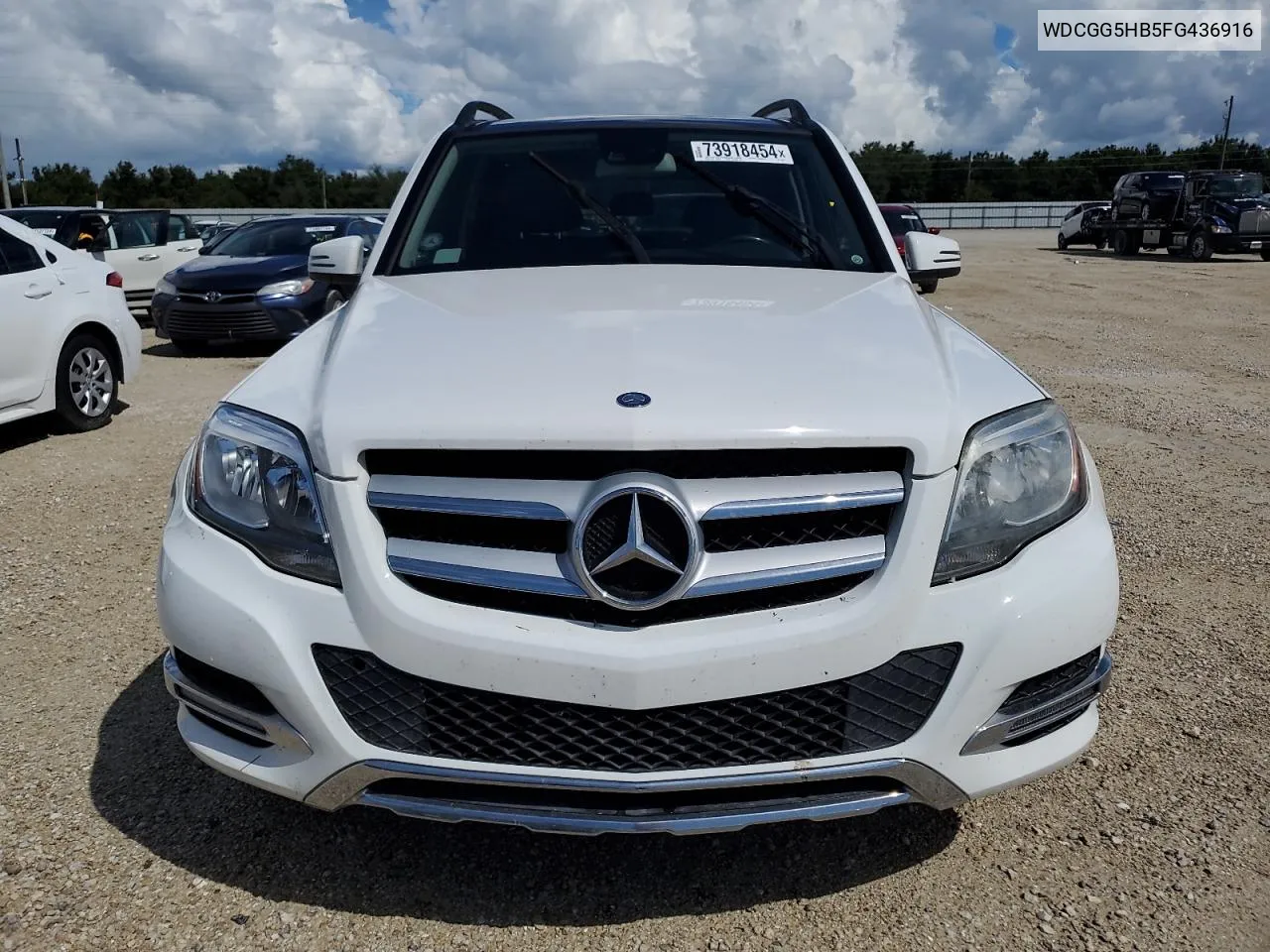 2015 Mercedes-Benz Glk 350 VIN: WDCGG5HB5FG436916 Lot: 73918454