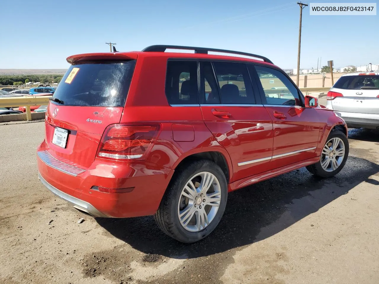 2015 Mercedes-Benz Glk 350 4Matic VIN: WDCGG8JB2FG423147 Lot: 73965284