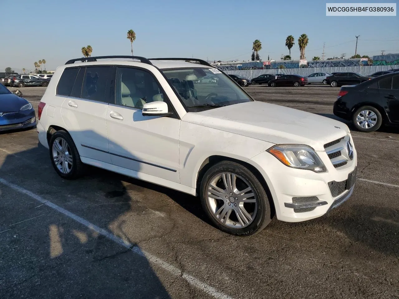 2015 Mercedes-Benz Glk 350 VIN: WDCGG5HB4FG380936 Lot: 74051354