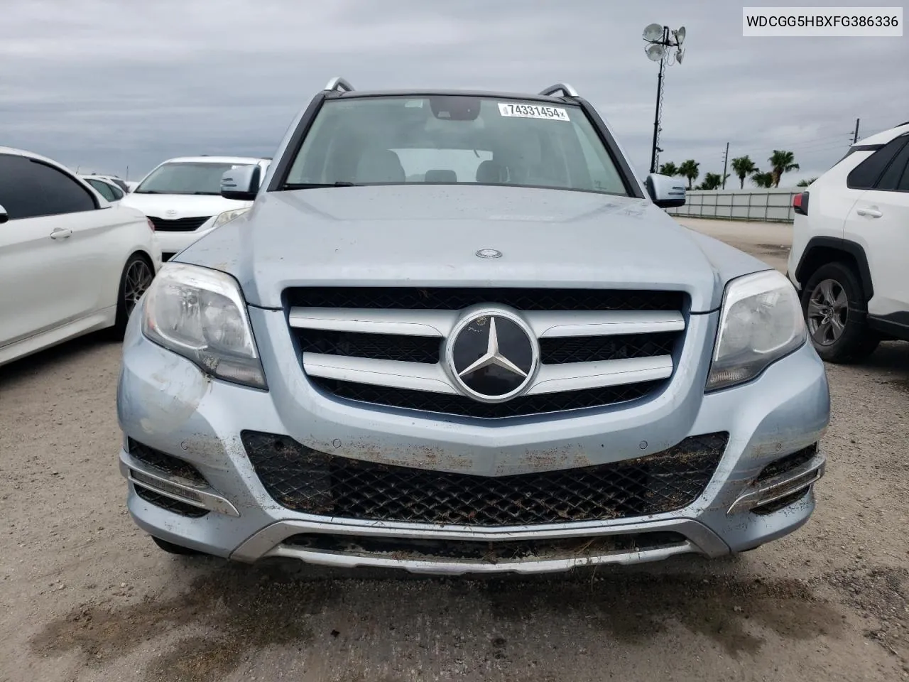 2015 Mercedes-Benz Glk 350 VIN: WDCGG5HBXFG386336 Lot: 74331454