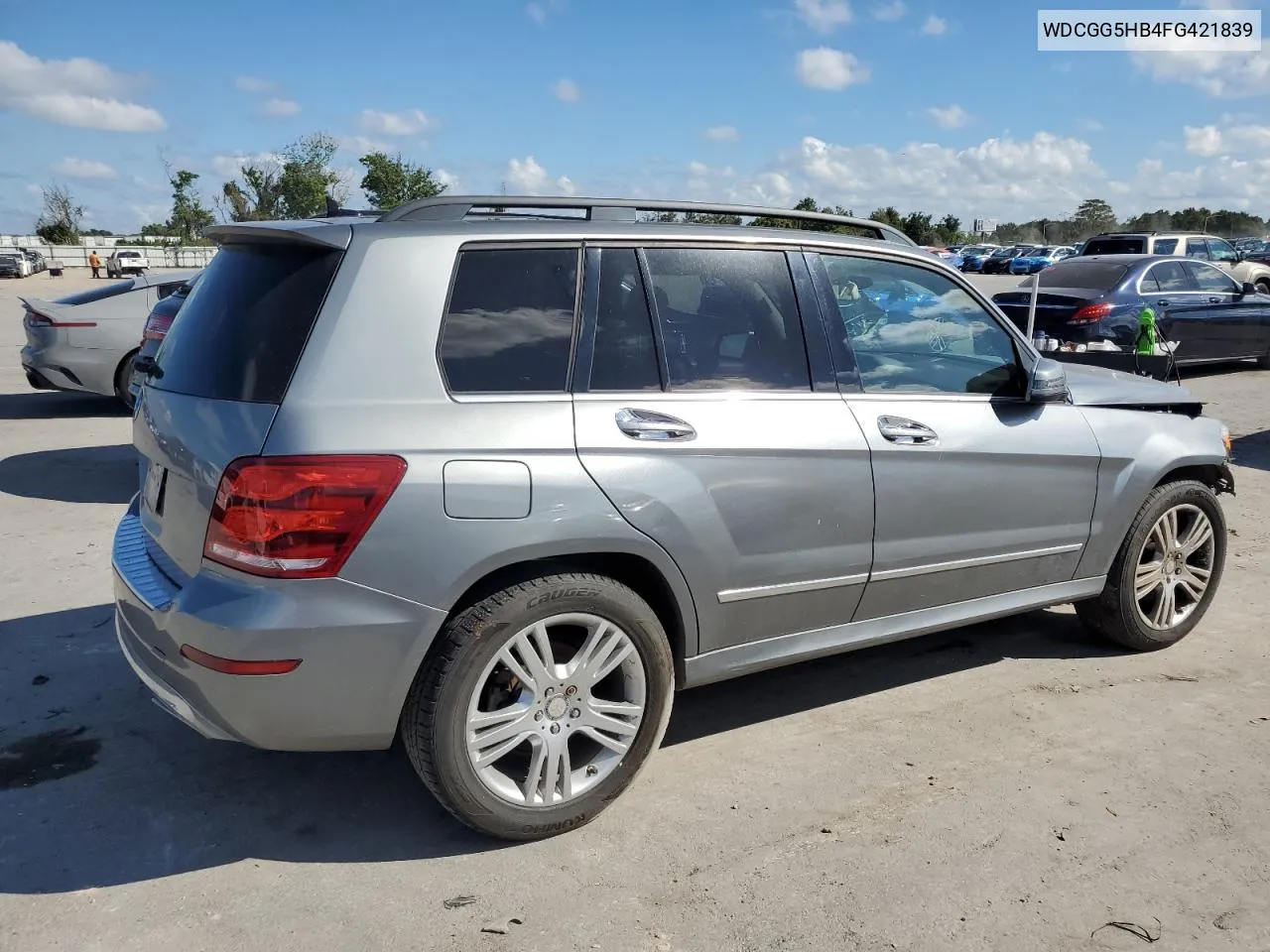 2015 Mercedes-Benz Glk 350 VIN: WDCGG5HB4FG421839 Lot: 74516854